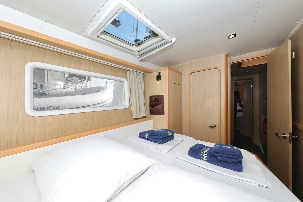 Cabin on Maja V, a Lagoon 400 S2 catamaran at Općina Sveti Filip i Jakov, Croatia