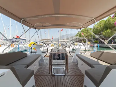 Salon of Sail Delta, a Beneteau Oceanis 46.1 sailboat at Marmaris, Turkey