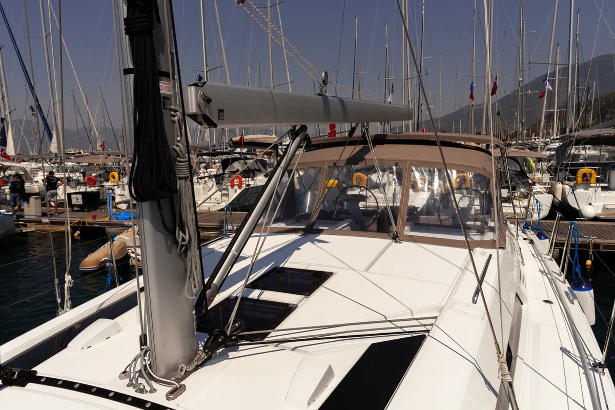Salon of Sail Delta, a Beneteau Oceanis 46.1 sailboat at Marmaris, Turkey