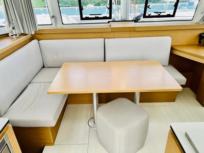 Salon of ONE Ibiza BAREBOAT, a Excess 11 catamaran at Ibiza, Spain