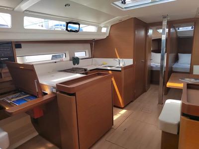 Galley of Ares, a Jeanneau Sun Odyssey 440 sailboat at Grad Pula, Croatia