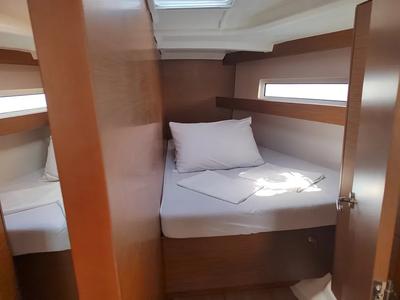 Cabin on Ares, a Jeanneau Sun Odyssey 440 sailboat at Grad Pula, Croatia