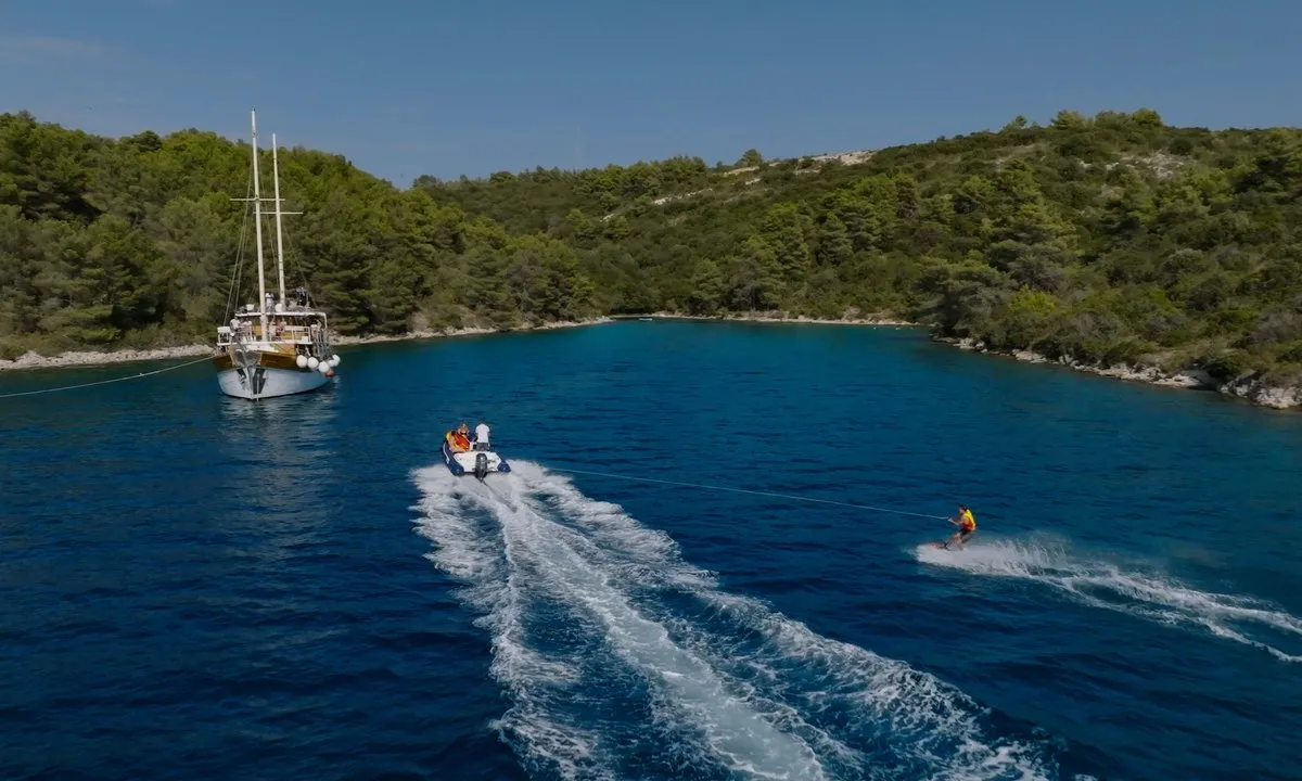 Exterior view of Novi Dan, a Custom Made Novi Dan sailboat at Općina Rogoznica, Croatia