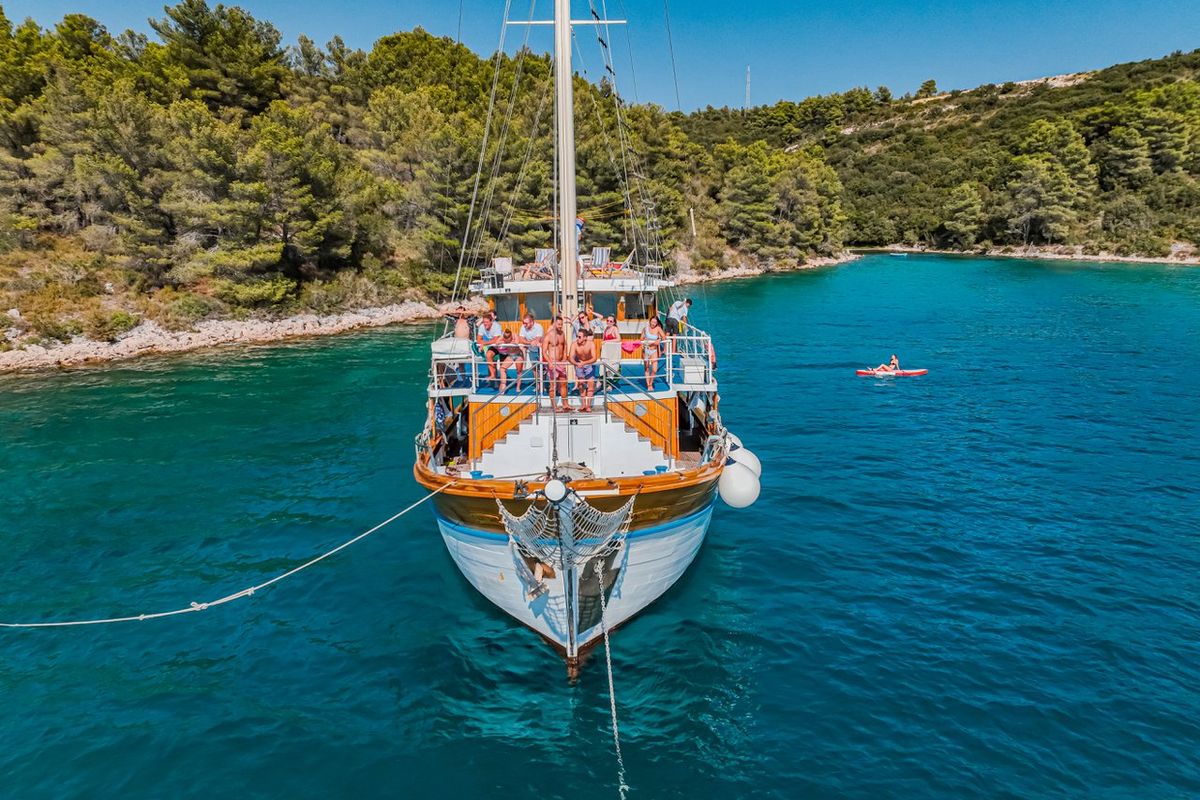 Exterior view of Novi Dan, a Custom Made Novi Dan sailboat at Općina Rogoznica, Croatia