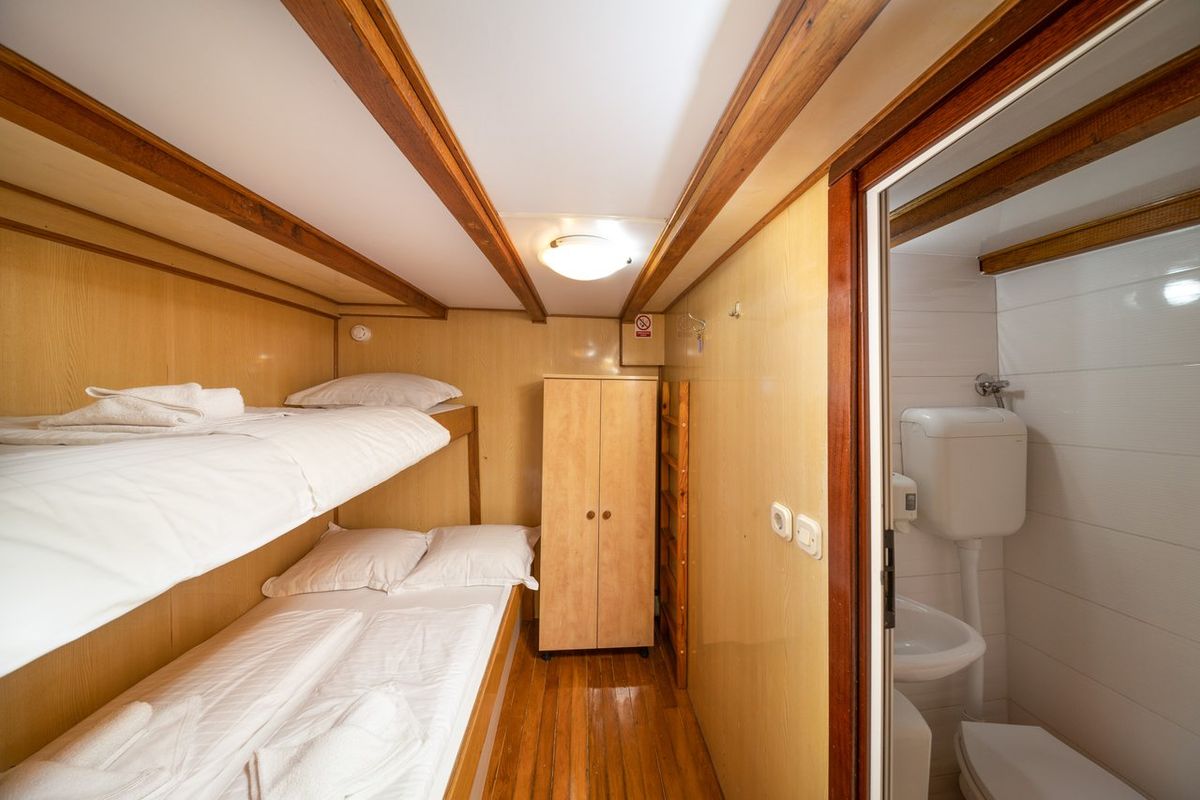 Cabin on Novi Dan, a Custom Made Novi Dan sailboat at Općina Rogoznica, Croatia