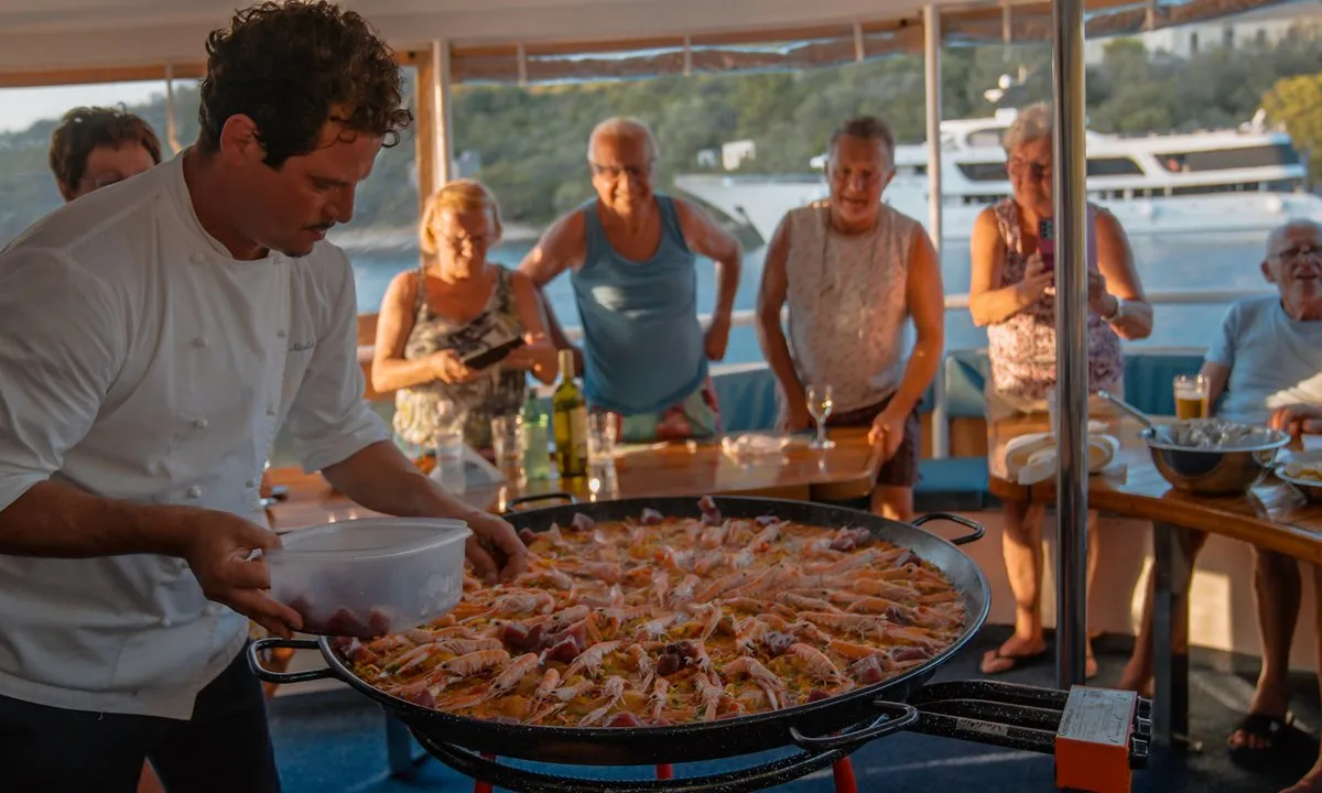 Deck of Novi Dan, a Custom Made Novi Dan sailboat at Općina Rogoznica, Croatia