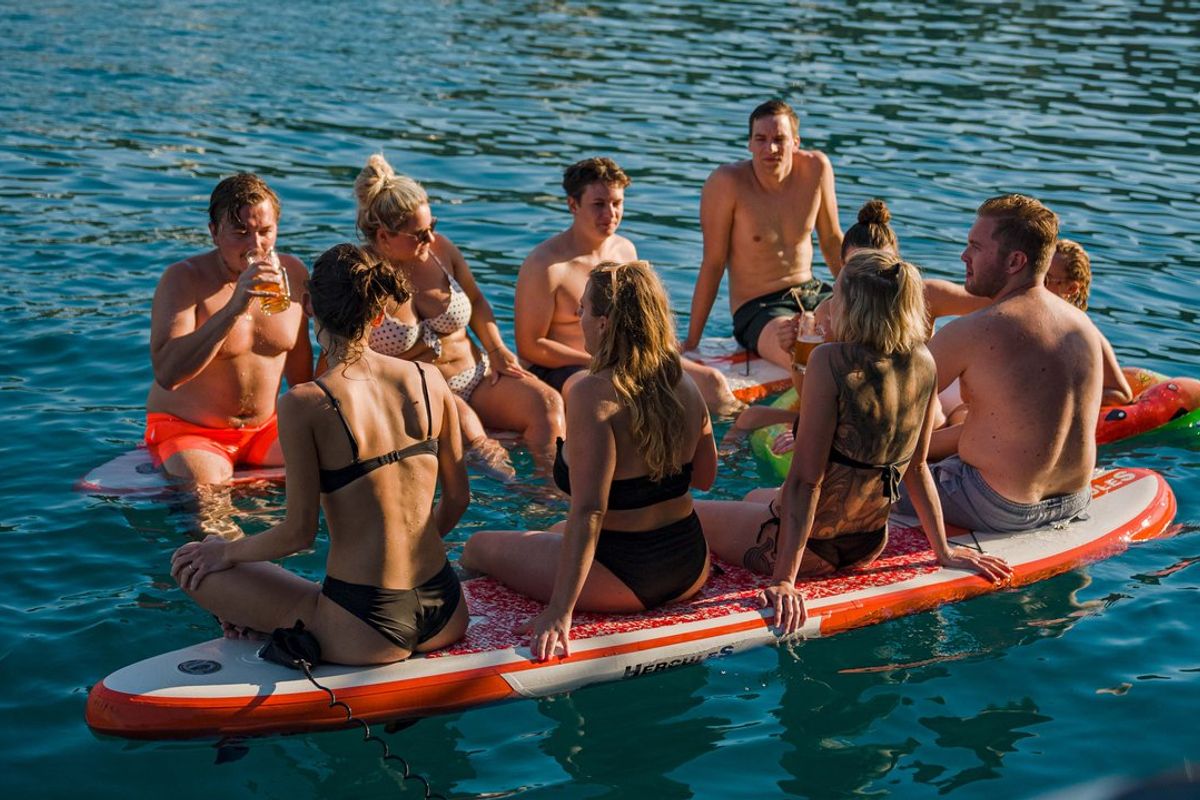 Deck of Novi Dan, a Custom Made Novi Dan sailboat at Općina Rogoznica, Croatia