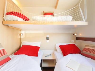 Cabin on Vision3, a Cygnet Vision 3 motorboat at Connaught Harbour, Ireland