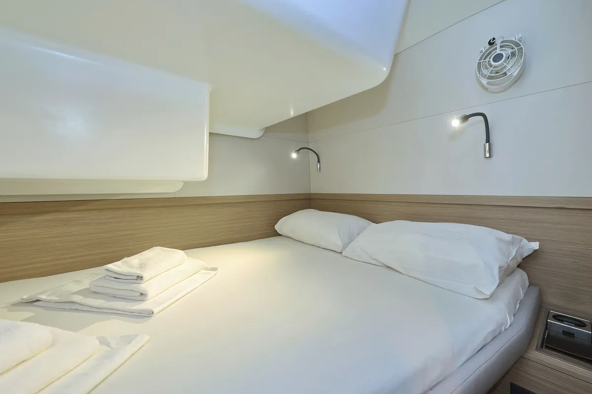 Cabin on ZARATHUSTRA, a Lagoon 51 catamaran at Općina Sukošan, Croatia