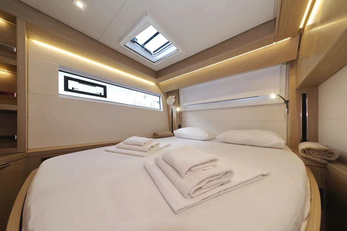 Cabin on ZARATHUSTRA, a Lagoon 51 catamaran at Općina Sukošan, Croatia