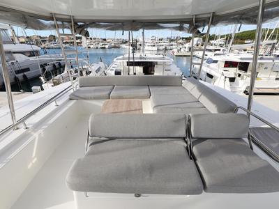 Deck of ZARATHUSTRA, a Lagoon 51 catamaran at Općina Sukošan, Croatia