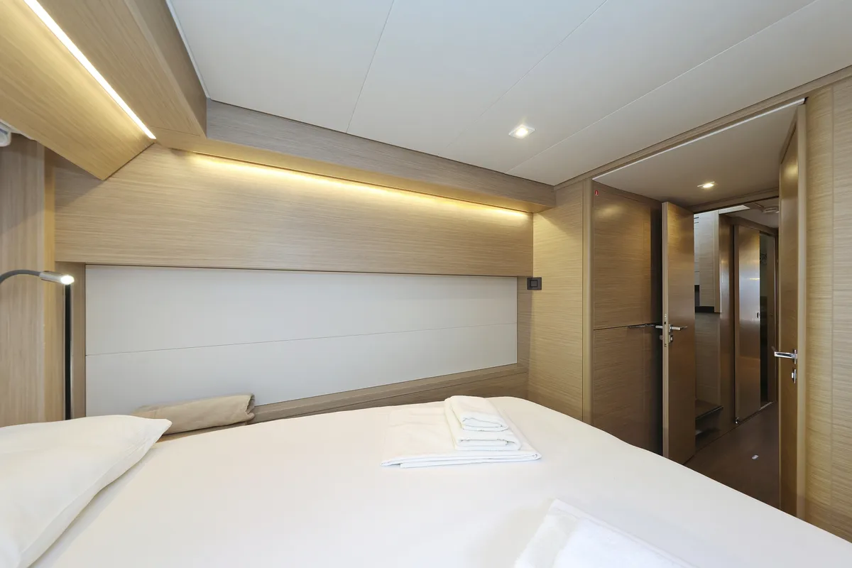 Cabin on ZARATHUSTRA, a Lagoon 51 catamaran at Općina Sukošan, Croatia
