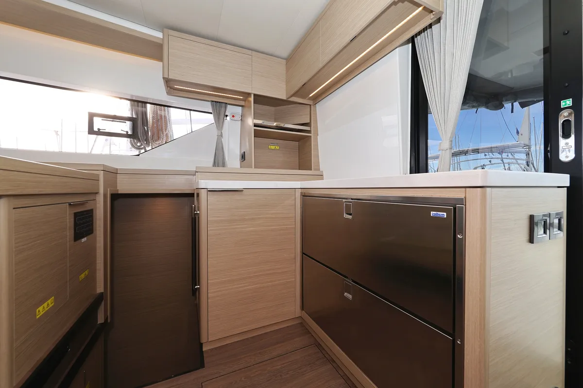 Galley of ZARATHUSTRA, a Lagoon 51 catamaran at Općina Sukošan, Croatia