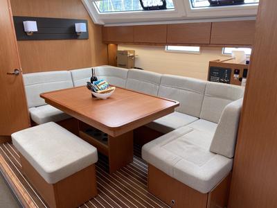 Galley of Northberry, a Bavaria Cruiser 41 sailboat at Fethiye, Turkey