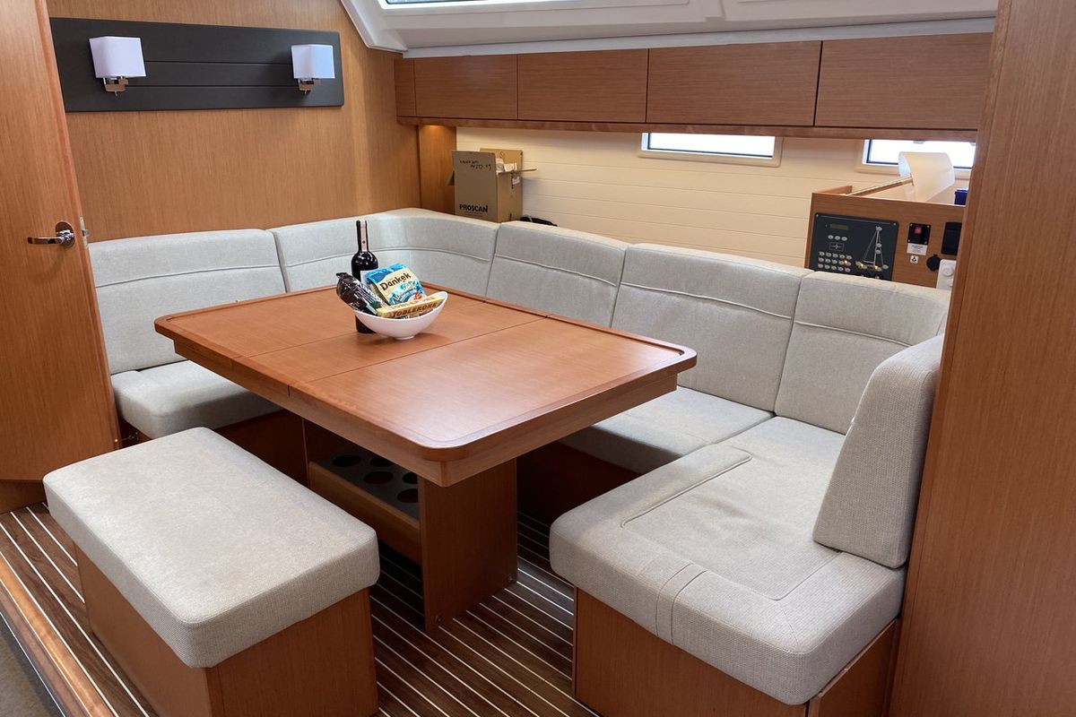 Galley of Northberry, a Bavaria Cruiser 41 sailboat at Fethiye, Turkey