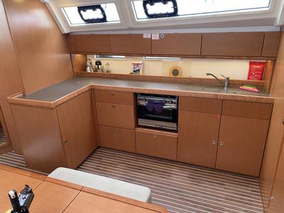 Cabin on Northberry, a Bavaria Cruiser 41 sailboat at Fethiye, Turkey