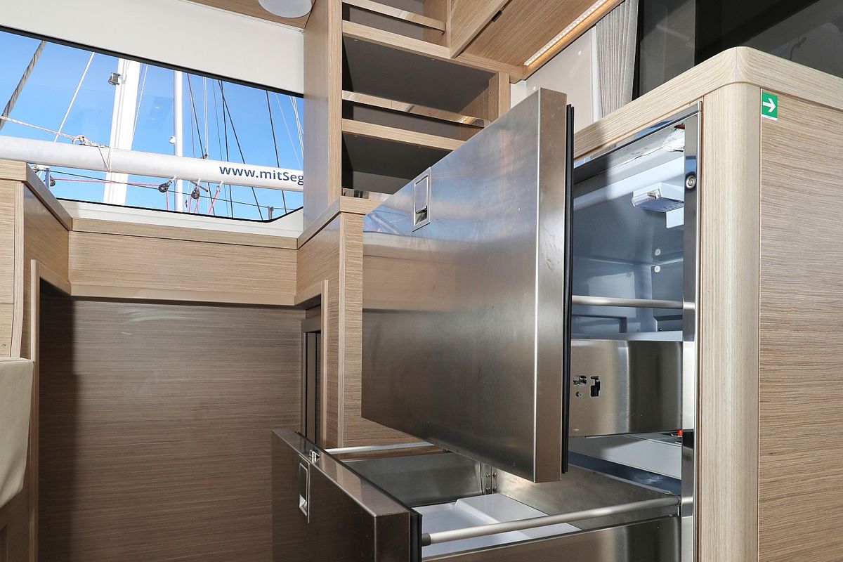Galley of HASTA LA VISTA, a Lagoon 46 catamaran at Općina Sukošan, Croatia