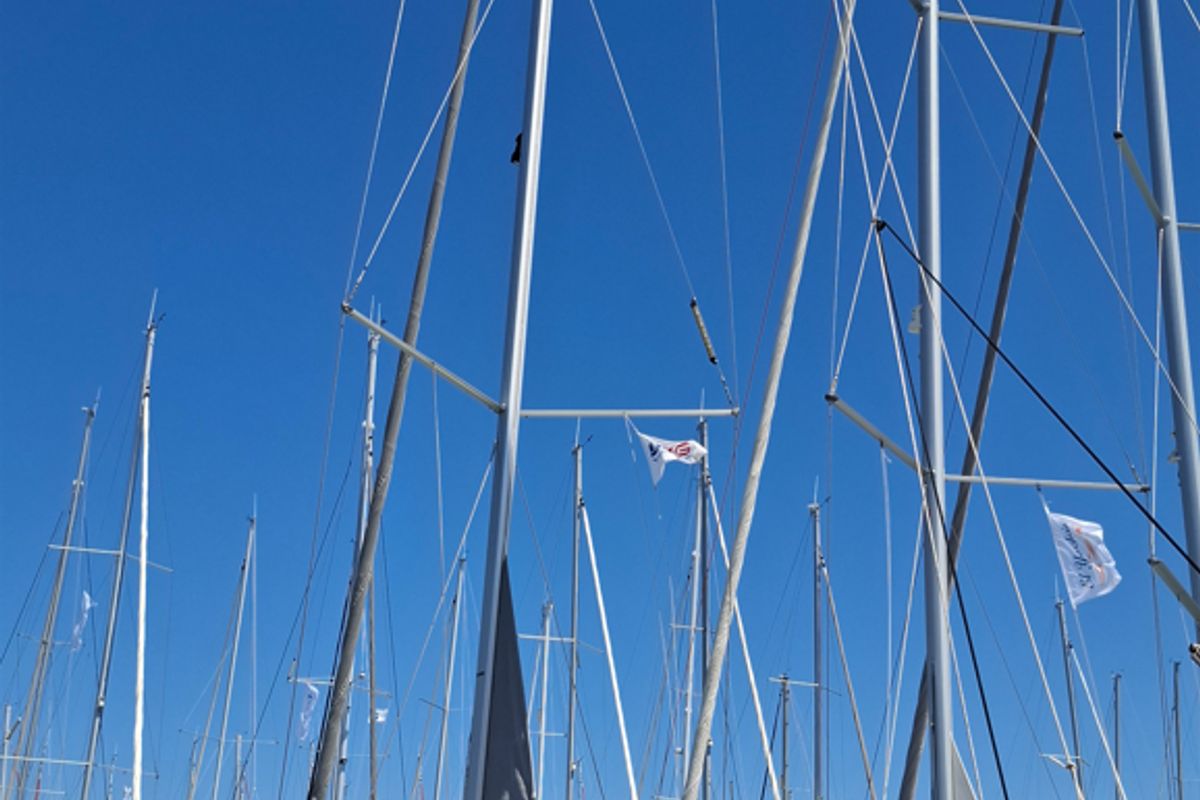 Quintessa, a Bavaria Cruiser 41 sailboat at Municipal Unit of Lefkada, Greece