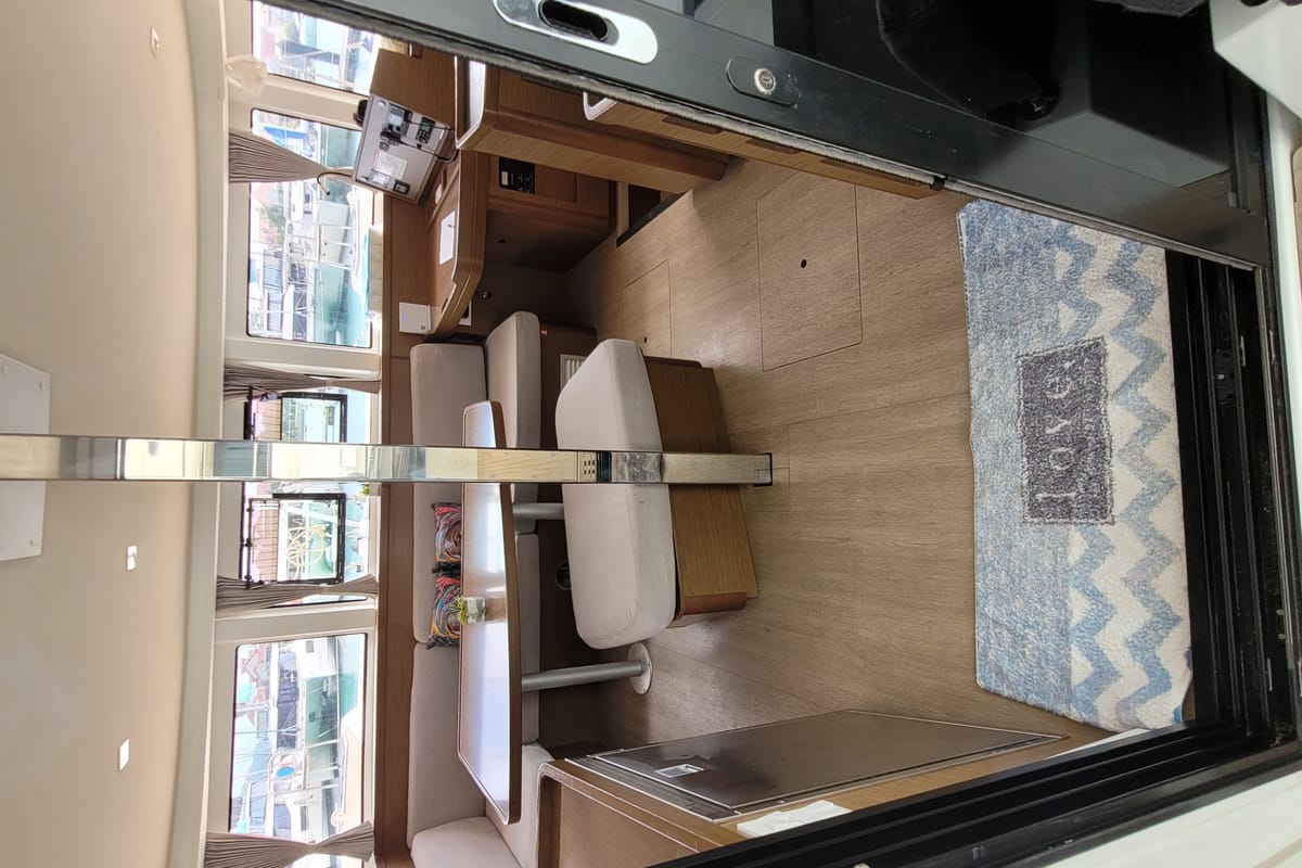 Salon of Best Love, a Lagoon 42 catamaran at Seychelles, Mahe, Seychelles