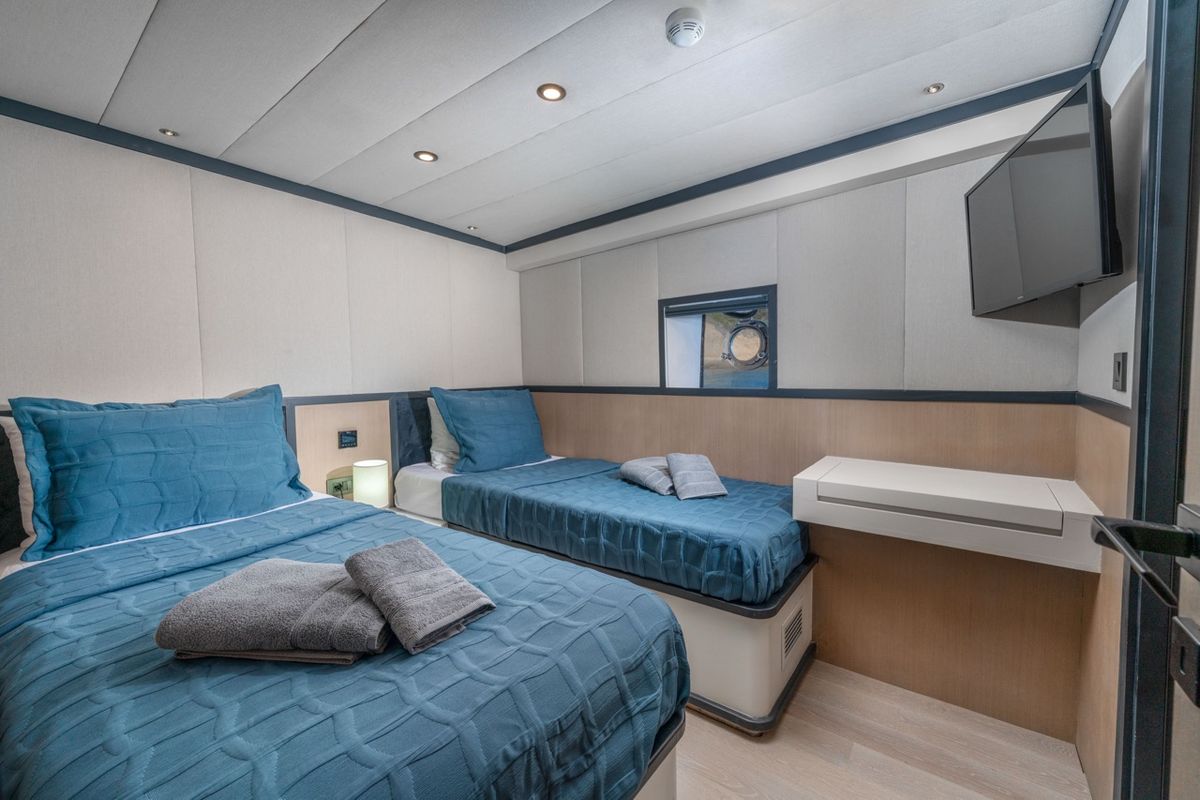 Cabin on CALM DOWN, a Gulet Custom built 183 yacht at Bodrum, Turkey