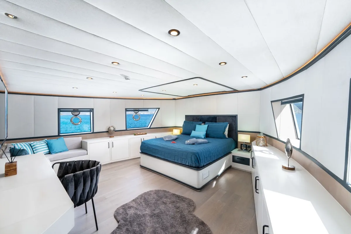 Cabin on CALM DOWN, a Gulet Custom built 183 yacht at Bodrum, Turkey