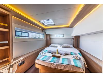 Cabin on YUKI, a Lagoon 46 catamaran at Eden Island Marina, Seychelles