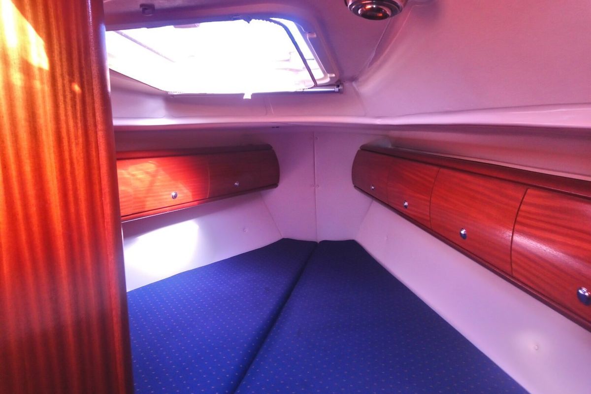 Cabin on Marianna, a Bavaria 36 Cruiser sailboat at Municipal Unit of Ellomenos, Greece