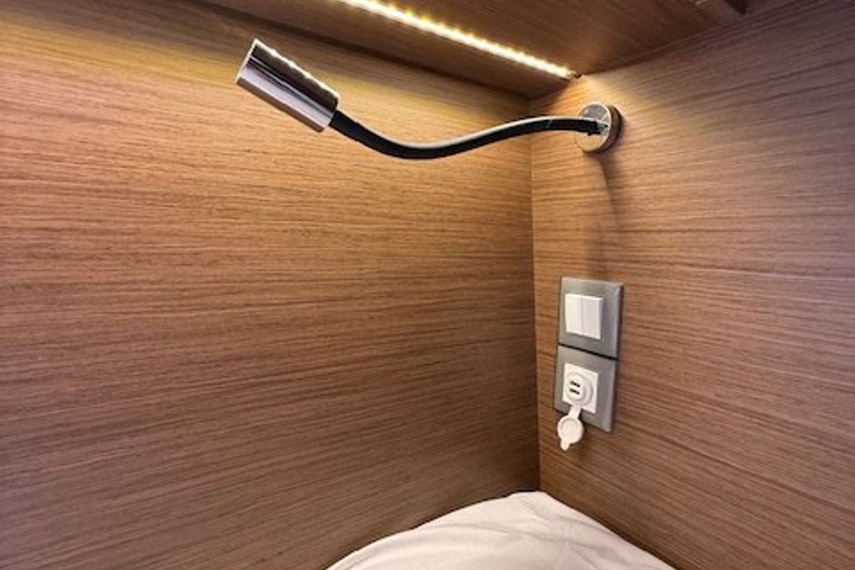 Cabin on Cookie, a Beneteau Oceanis 46.1 sailboat at Preveza, Greece
