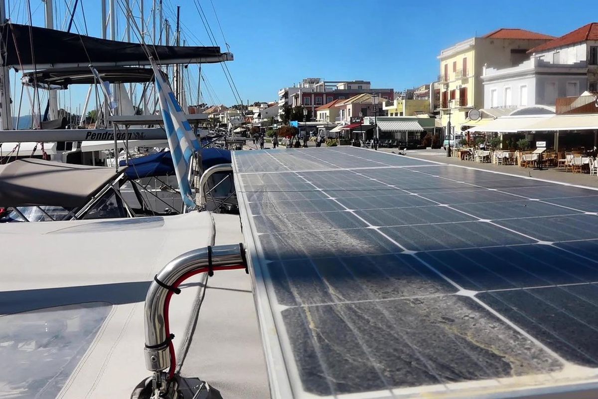 Cookie, a Beneteau Oceanis 46.1 sailboat at Preveza, Greece