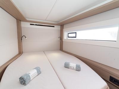 Cabin on Spezielli, a Lagoon 46 catamaran at Felanitx, Spain
