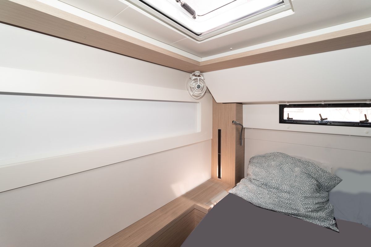 Cabin on Spezielli, a Lagoon 46 catamaran at Felanitx, Spain