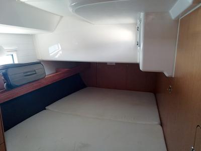 Cabin on Blue Moon, a Bavaria Cruiser 46 sailboat at Agropoli, Italy