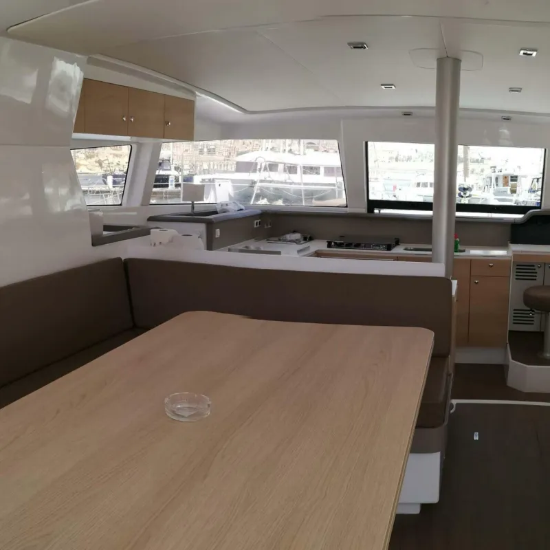 DOUBLE FIVE, a Bali Bali 4.1 catamaran at Kalkara, Malta