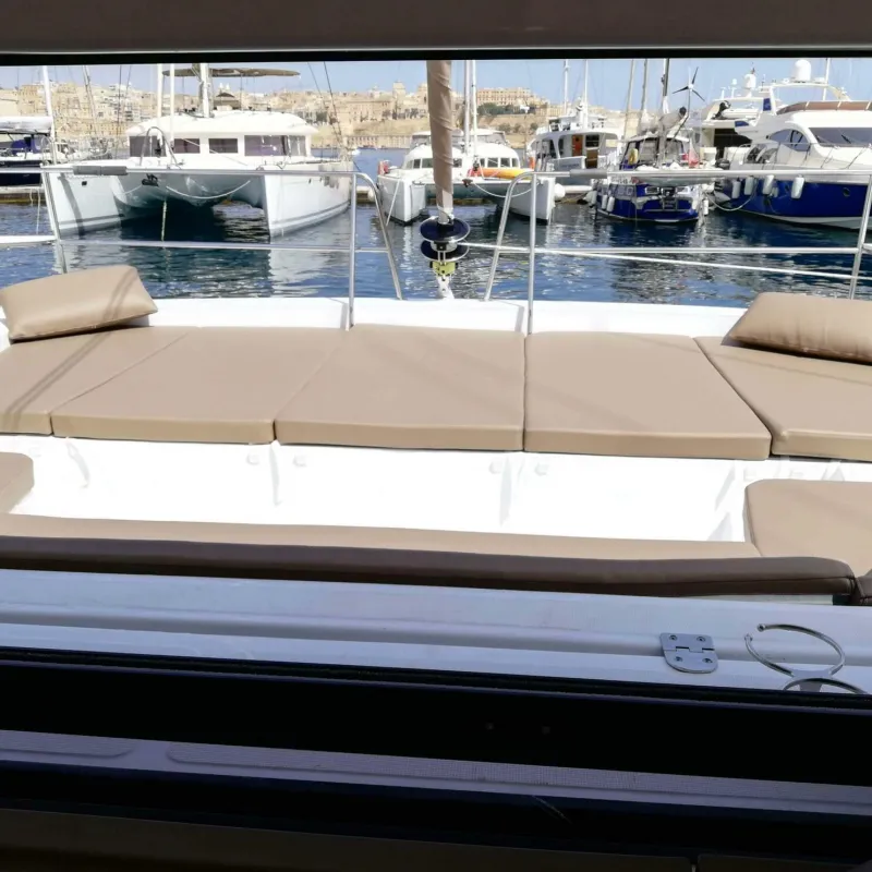 DOUBLE FIVE, a Bali Bali 4.1 catamaran at Kalkara, Malta