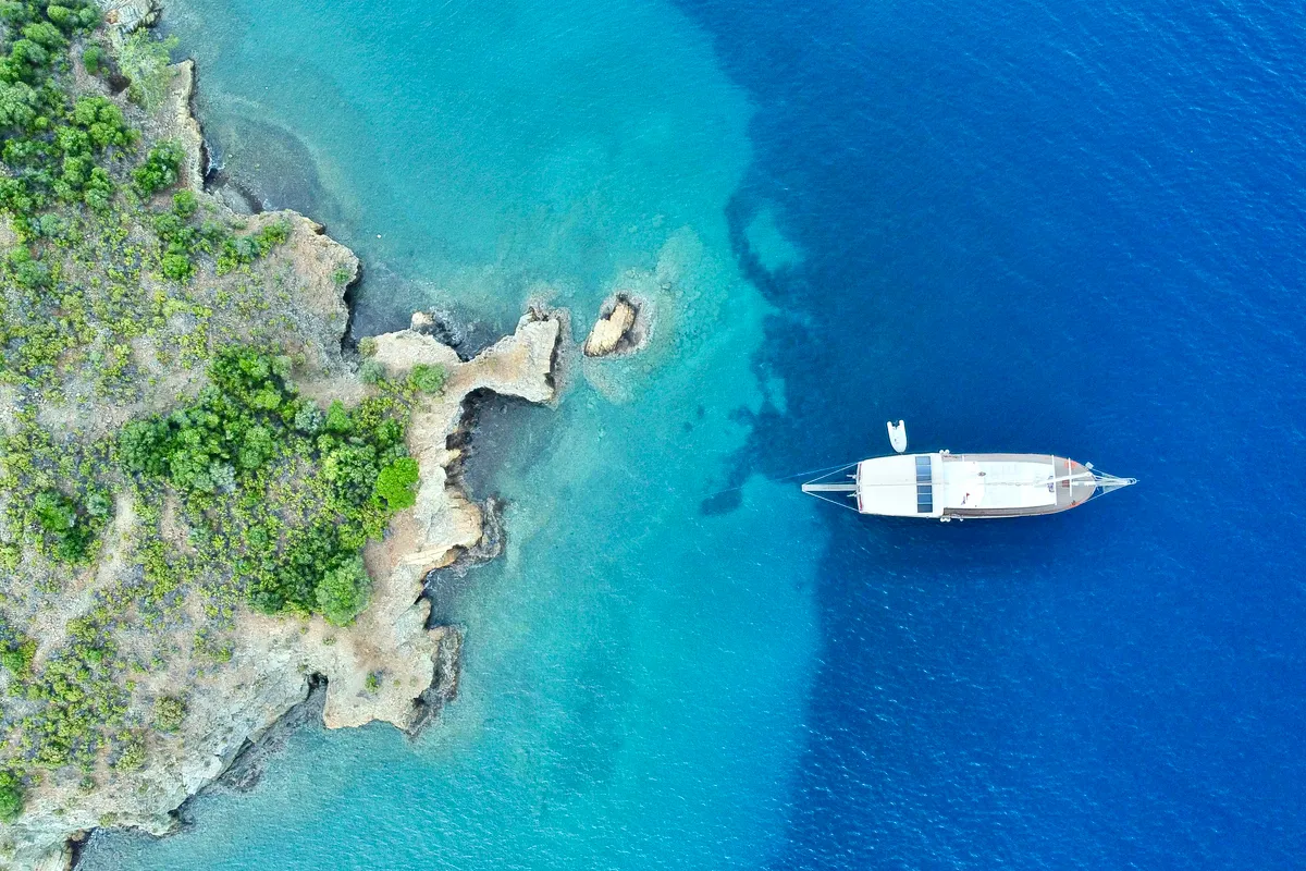 Bluefest, a Gulet Gulet sailboat at Fethiye, Turkey
