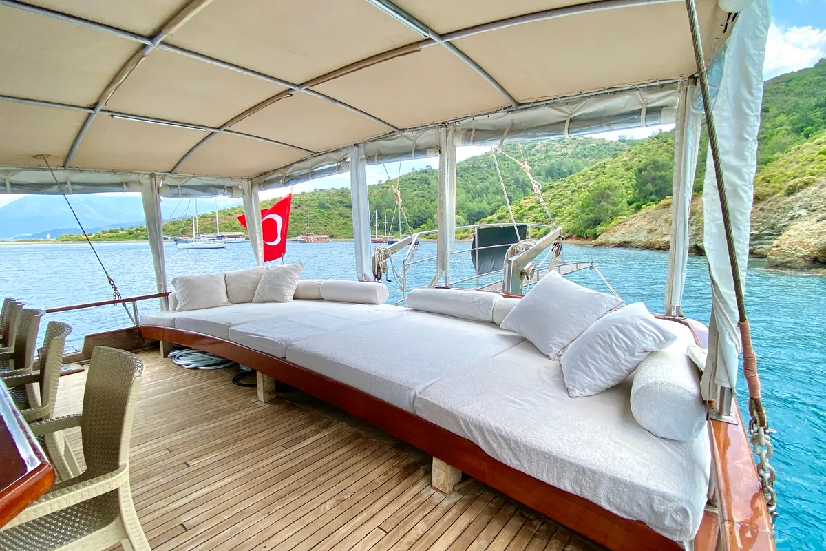 Bluefest, a Gulet Gulet sailboat at Fethiye, Turkey