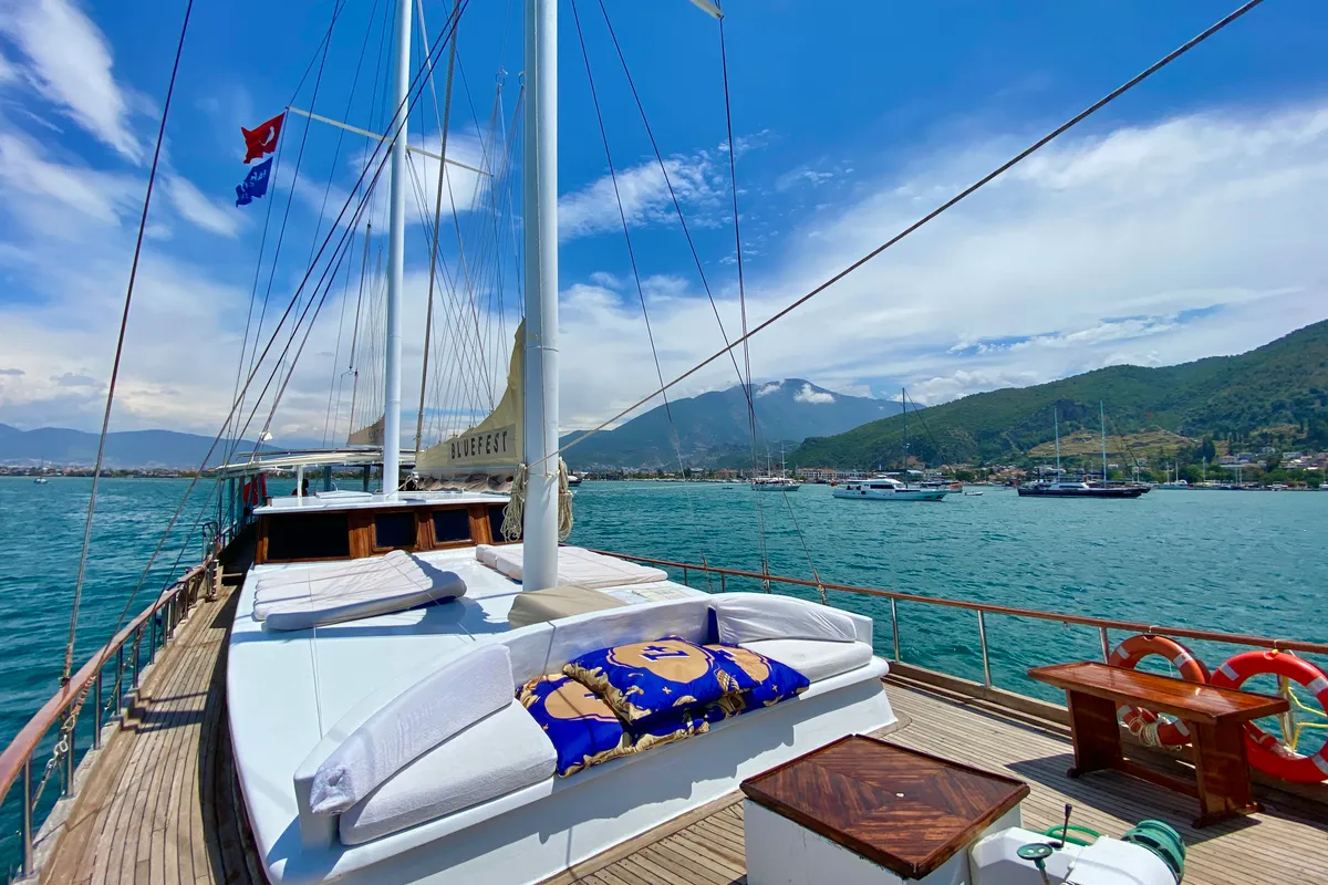 Bluefest, a Gulet Gulet sailboat at Fethiye, Turkey