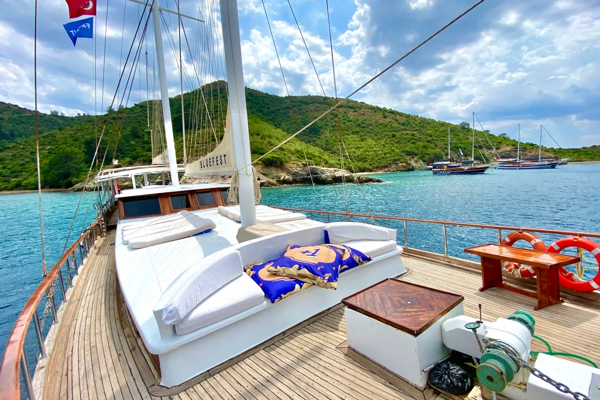 Bluefest, a Gulet Gulet sailboat at Fethiye, Turkey