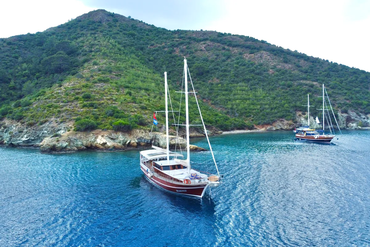 Bluefest, a Gulet Gulet sailboat at Fethiye, Turkey