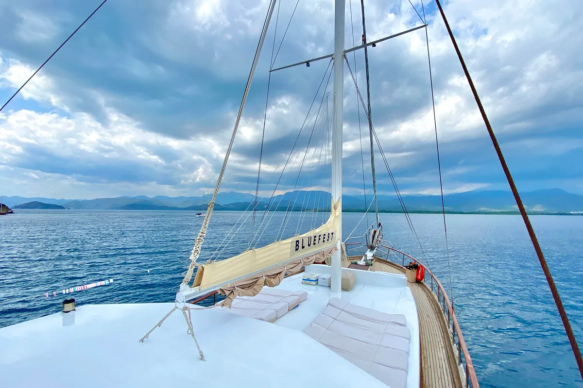 Bluefest, a Gulet Gulet sailboat at Fethiye, Turkey