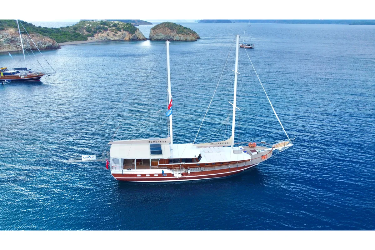 Bluefest, a Gulet Gulet sailboat at Fethiye, Turkey