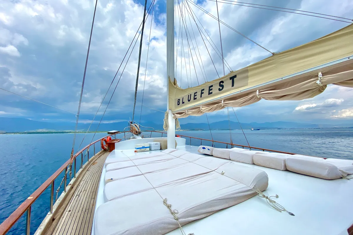 Bluefest, a Gulet Gulet sailboat at Fethiye, Turkey