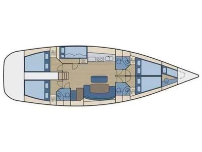 Fairy, a Beneteau Cyclades 50.5 sailboat at Athens, Greece