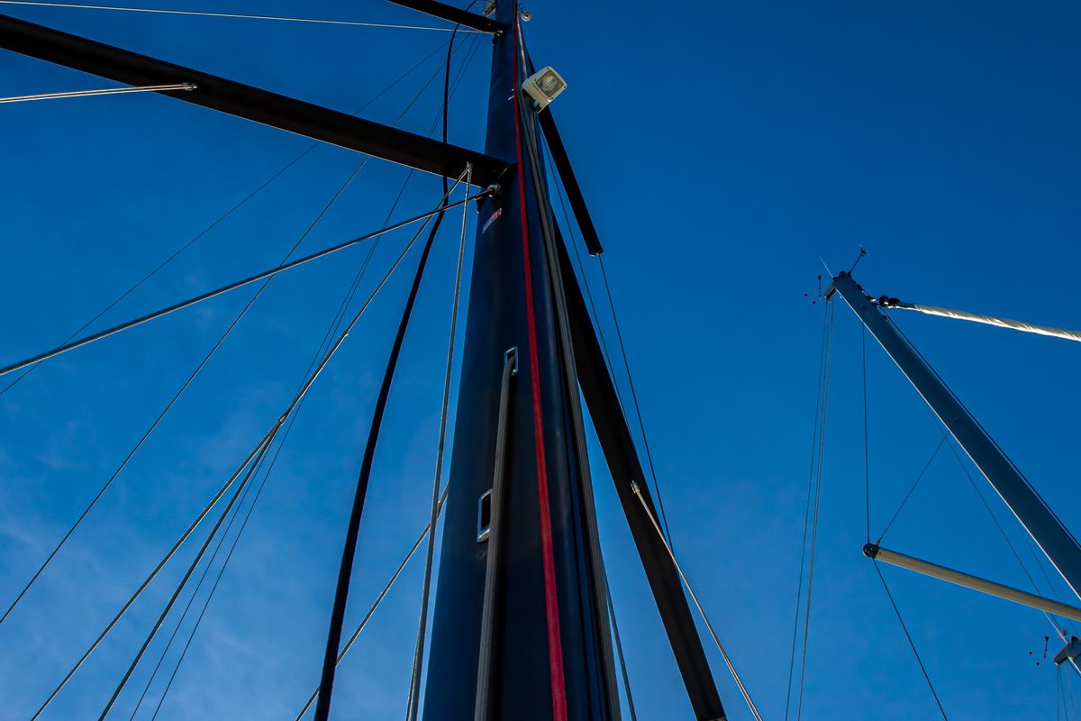 Psi Octantis, a Jeanneau Sun Odyssey 410 sailboat at Preveza, Greece