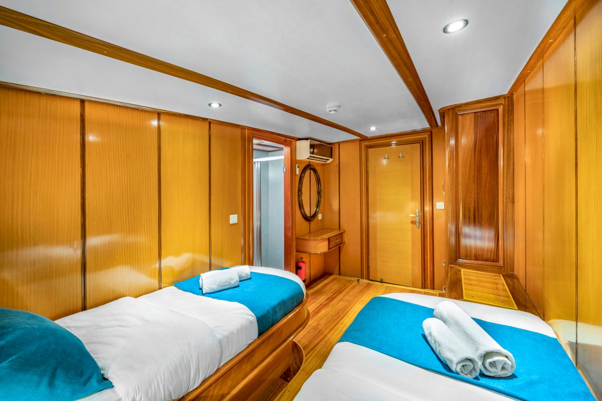 Cabin on Tersane 8, a Gulet Gulet gulet at Fethiye, Turkey