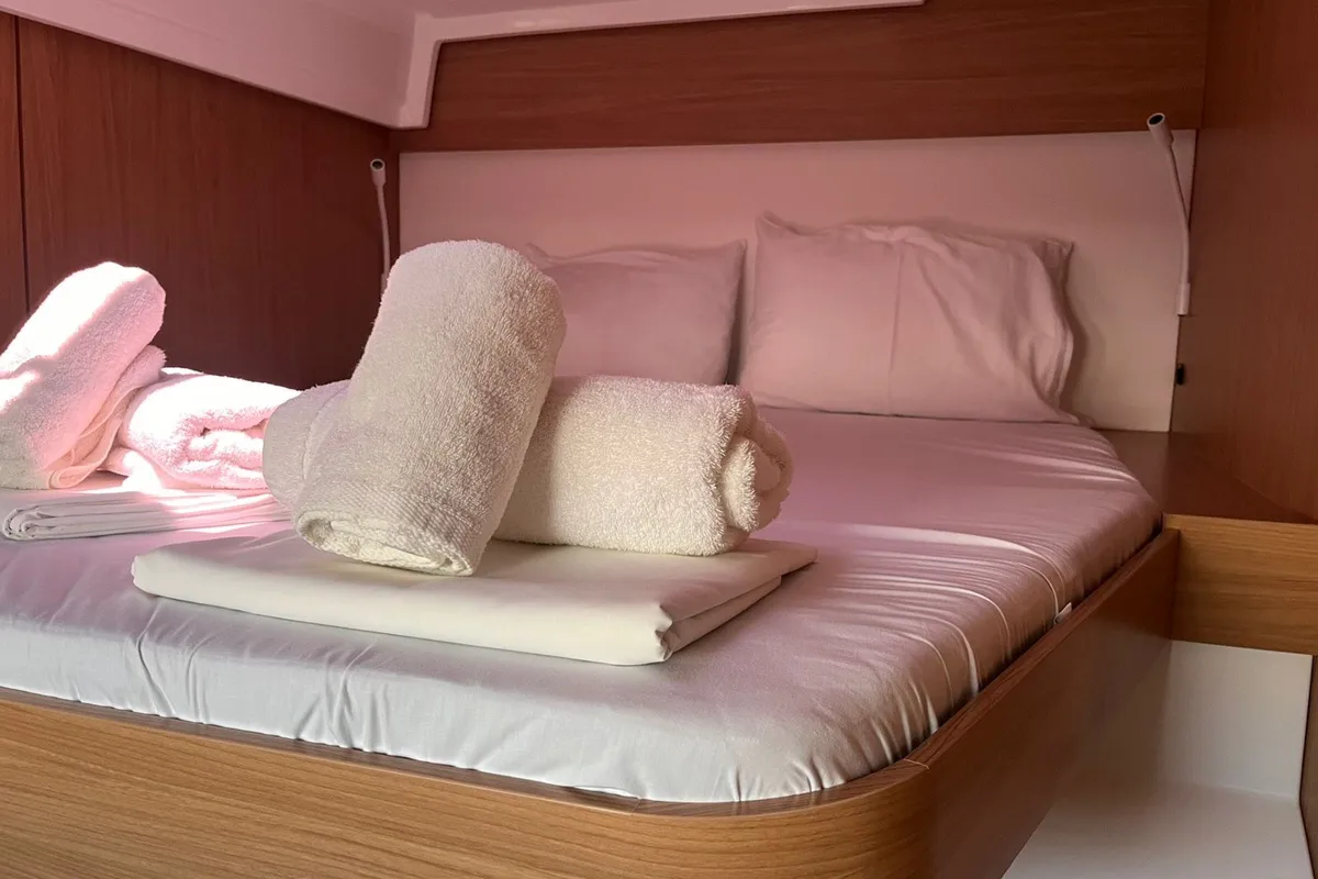 Cabin on Wiseas, a Bali Catspace catamaran at Volos Municipality, Greece