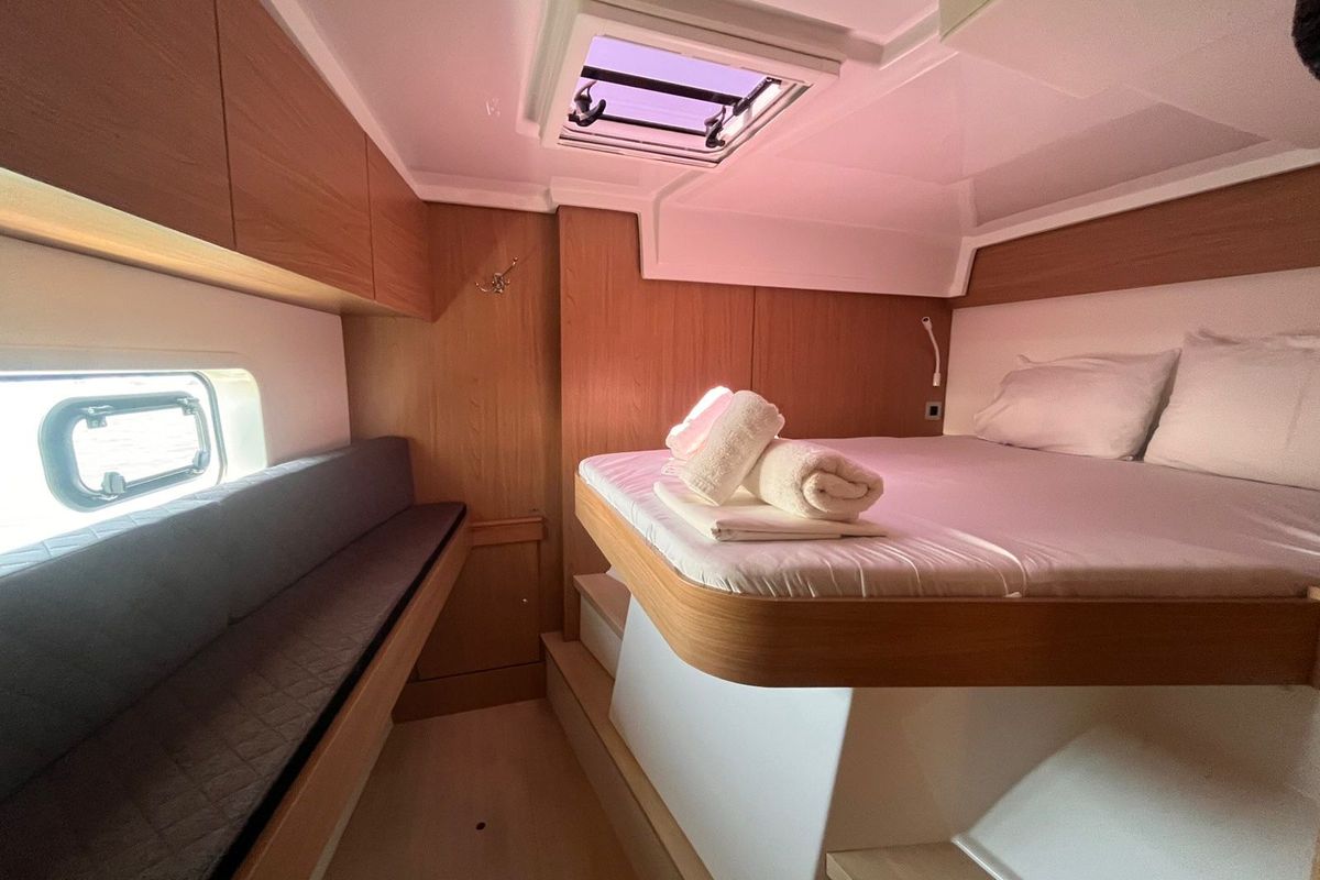 Cabin on Wiseas, a Bali Catspace catamaran at Volos Municipality, Greece