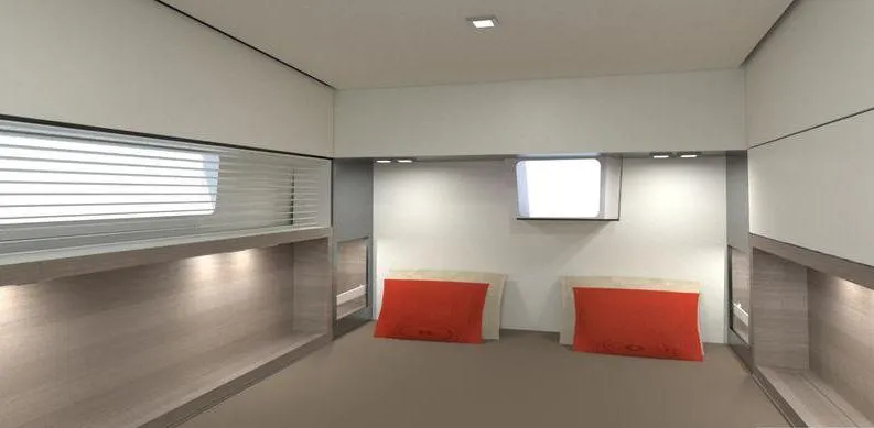 Cabin on ORION, a Nautitech 40 Open catamaran at Grad Pula, Croatia