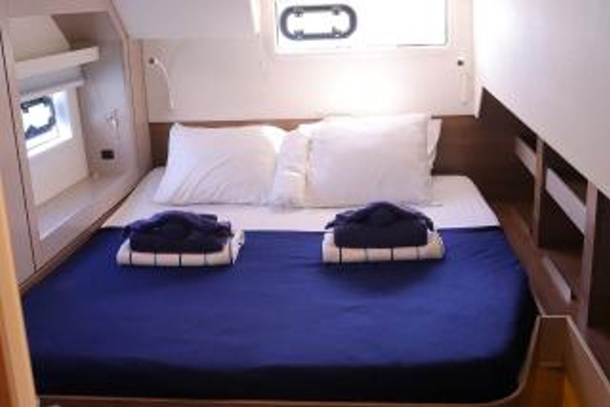 Cabin on Still Wandering, a Bali 4.6 catamaran at Road Town, British Virgin Islands