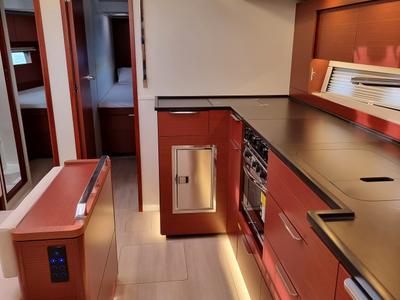 Galley of Fibi, a Hanse Yachts Hanse 460 sailboat at Grad Pula, Croatia